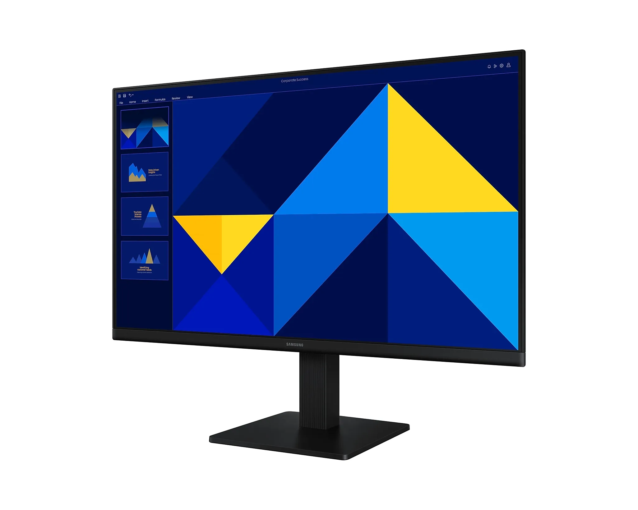 Samsung LED Monitor 24" FHD IPS 100Hz with HDMI | VGA (24D300) view 2